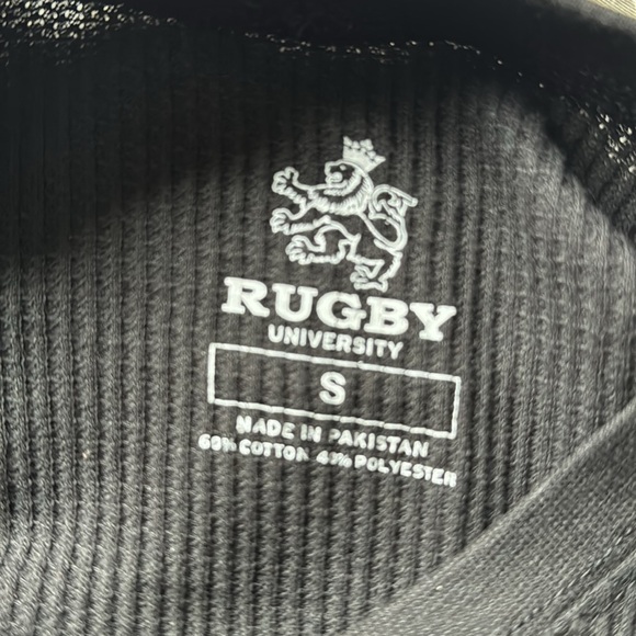 Rugby University Men's Waffle Long Sleeve - S - - Picture 4 of 5